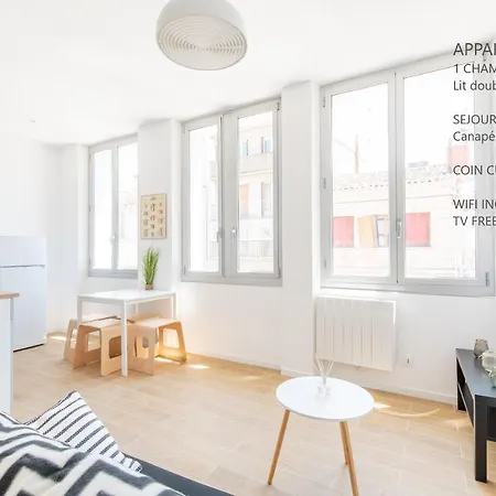 Le Cosy Blancarde -appartement 1 4 Pers- Clim Parking Marseilles